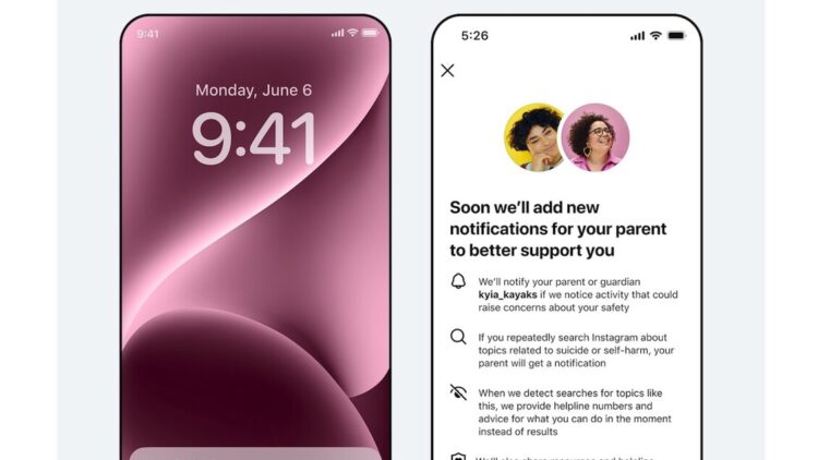Social e minori, Instagram avviserà i genitori se i figli cercano termini come suicidio