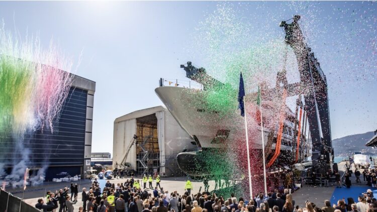 Baglietto vara il primo yacht da 60 metri, il più grande mai costruito dal cantiere