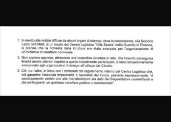 Referendum, Gasparri: “Anm non ha detto la verità è vista negare spazio circolo Gdf”