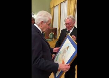 Mattarella incontra a Verona il disegnatore Milo Manara: “La repubblica è sempre giovane”