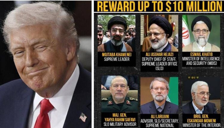 Iran, Trump e la taglia su Khamanei: “Il regime cadrà, ma non subito”